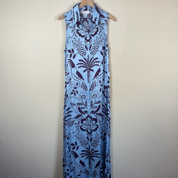 Anthropologie Corey Lynn Calter Sleeveless Shirt Dress Size Large - Picture 9 of 14